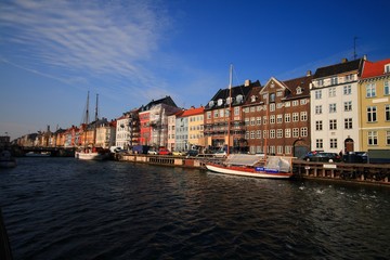 Fototapeta premium Old harbour in Denmark, Nyhavn