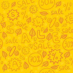 fall sale pattern