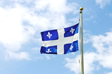 Fototapeta premium Flaga prowincji Quebec.
