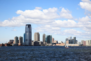 Fototapeta na wymiar Jersey City Skylines
