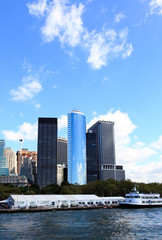 Naklejka premium The Lower Manhattan Skylines