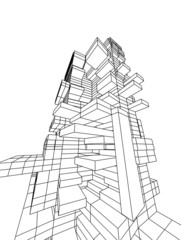 architecture in two colors