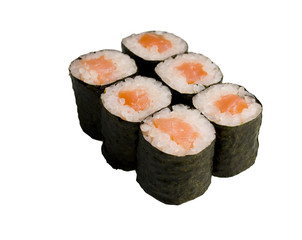 rolled and sushi