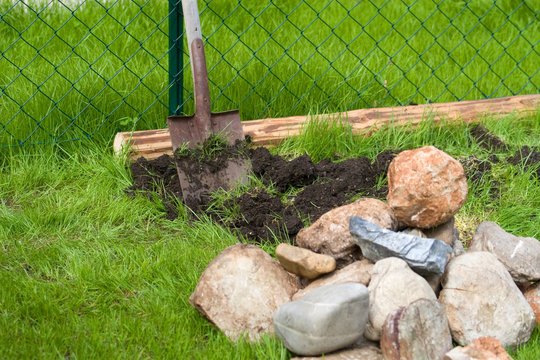 Beet im Garten anlegen