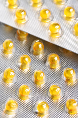 close-up medical pills