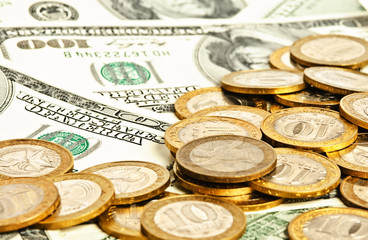close up money background