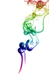 close up isolated abstract smoke