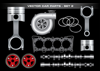 Vector Car Parts-Set 2 - 17123432