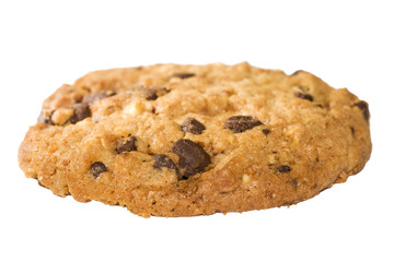 cookie sur fond blanc
