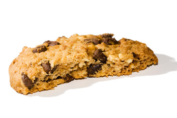 cookie sur fond blanc