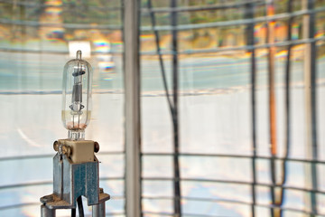 lighthouse bulb closeup
