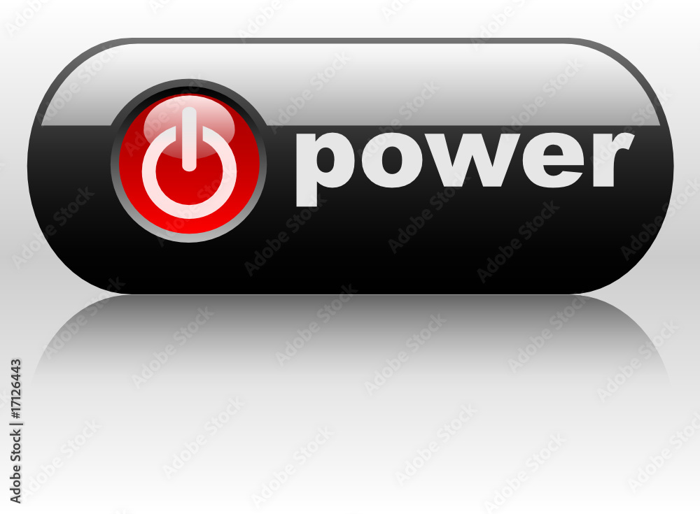 Poster vector button for web design.