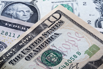 US ten dollar bill