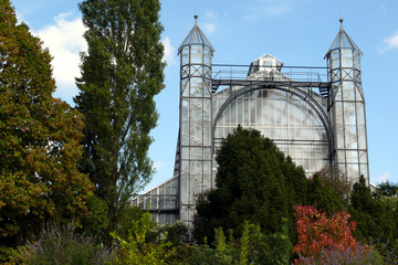 Obraz premium Gewächshaus Botanischer Garten Berlin-Dahlem