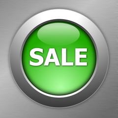 green sale button