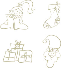 Clipart-Set: Nikolaus/Nikolaustag