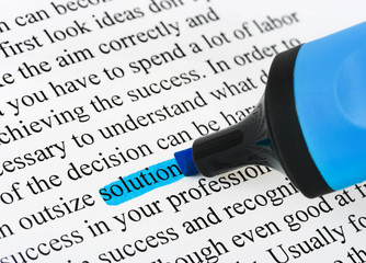 Highlighter and word solution