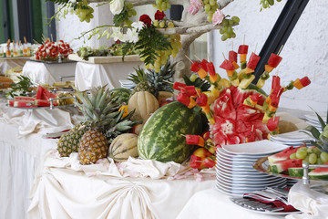 buffet di frutta