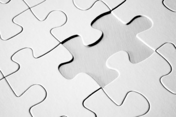 Obraz premium Jigsaw Puzzle With Missing Piece