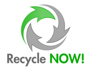 Recycle NOW Vector Design Element