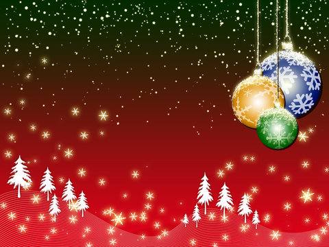 x'mas red background