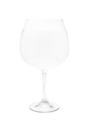 Pure water in glass isolated on white
