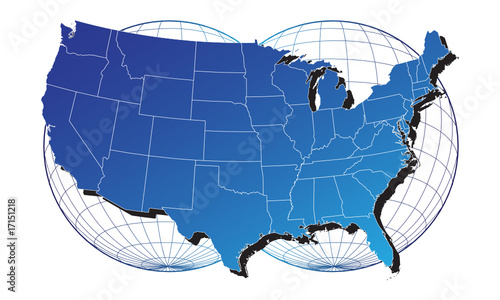 "Map of the US" Stock image and royalty-free vector files on Fotolia