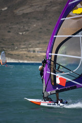 Windsurfing in Alacati, Cesme, Turkey