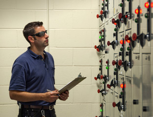 Checking electrical panel