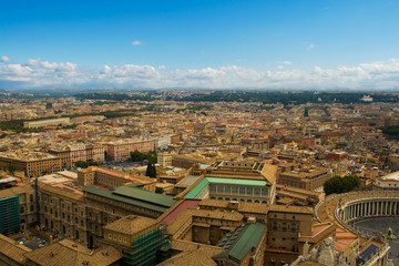 Cityscape of Rome downtown
