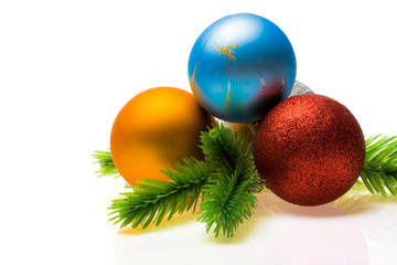 New year decoration on background