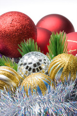 New year decoration on background