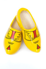 Pair of wooden shoes - klompen