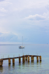 Obraz premium single boat