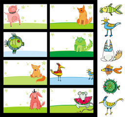 Animals cards