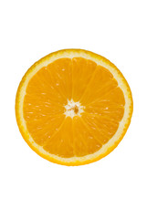 a sliced orange