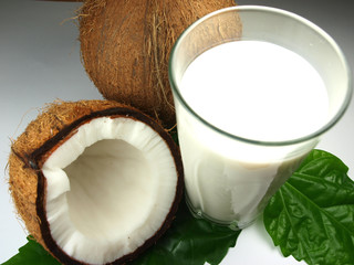 sweet coconut with milk
