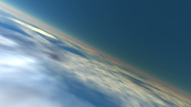 Earth atmosphere (seamless loop) HD 1080p