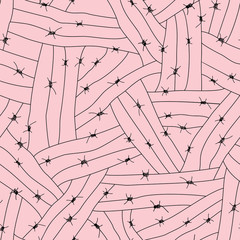 Barbed seamless pattern