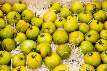 tomatoes, street market in Salles-sur-Verdon, Provence, France