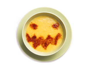 Halloween pumpkin soup