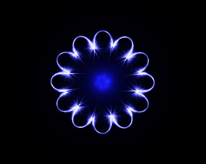 Abstract blue background