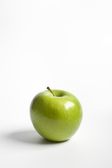 One single green apple