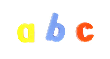 ABC, Colorful Set of Letters