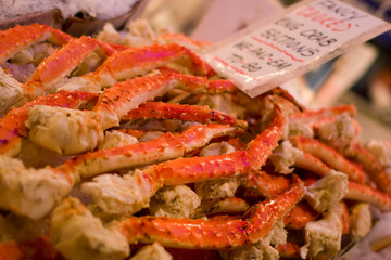 King Crab Sections and Legs On Ice - 17171491
