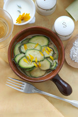 Zucchine alla calendula - Contorni - Emilia Romagna
