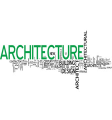 Architecture word cloud