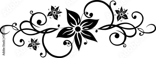 &ldquo;Wandtattoo, Blume, Ranke, Blüte, filigran und floral&rdquo; Stockfotos und