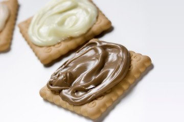 Bisquit with cream