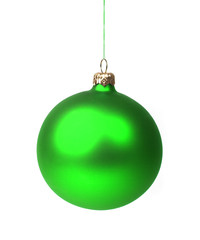Green Christmas bauble